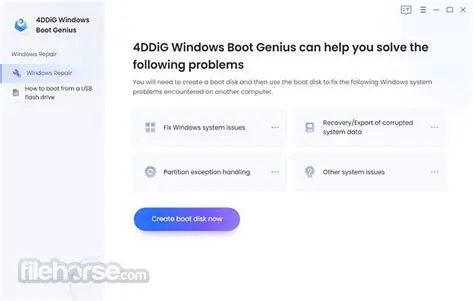 Key Features of Windows Boot Genius