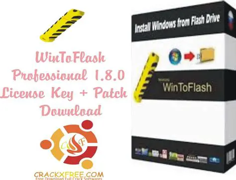 Key Features of WinToFlash Professional