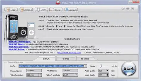 Key Features of WinX Free PDA Video Converter