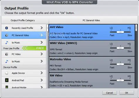 Key Features of WinX Free VOB to MP4 Converter