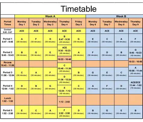 Key Features of Wise Timetable Basic