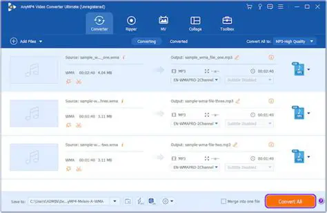 Key Features of WMV To WMA Converter