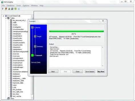 Key Features of XlsToSqlite