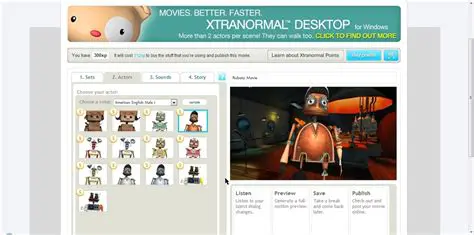 Key Features of Xtranormal Desktop