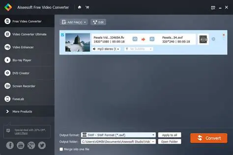 Key Features of yoyo FLV to SWF Converter