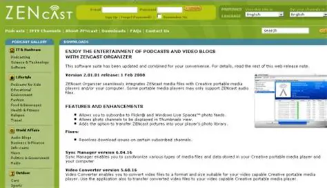 Key Features of ZENcast Organizer