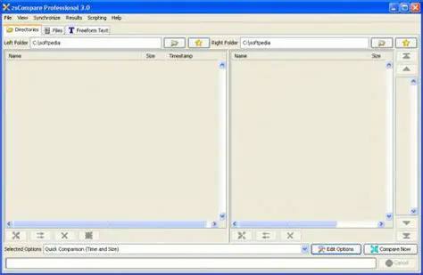 Key Features of ZsCompare Professional Edition