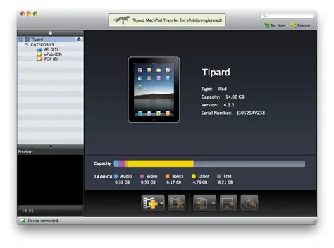 Key Functions of Tipard iPad Transfer for ePub