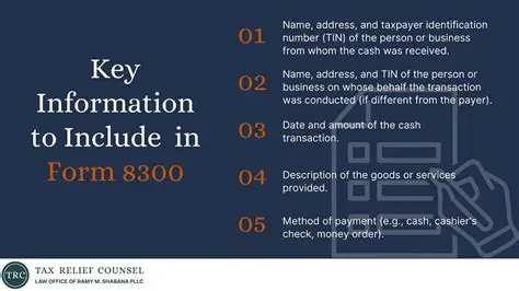 Key Information to Include