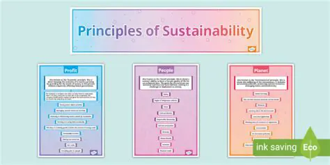 Key Principles of Sustainability