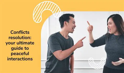 Key Steps for Peaceful Conflict Resolution