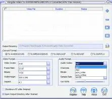 Kingdia Video to AVI DIVX WMV DVD MOV ASF MPEG FLV Converter