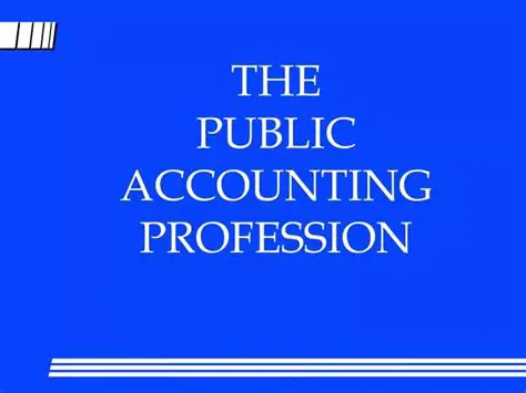 Knowledge of the Public Accounting Profession