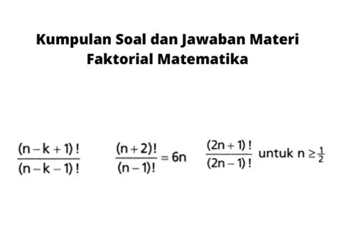 Konsep Matematika yang Digunakan