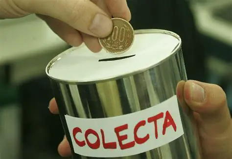 La colecta y la cantidad de dinero recogida