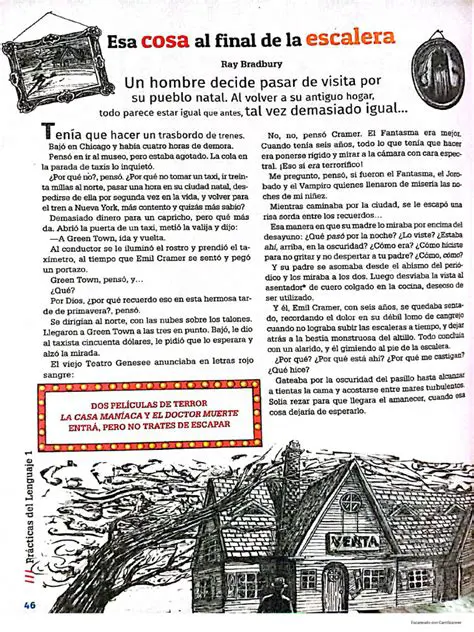 La Cosa al Final de la Escalera en la Literatura