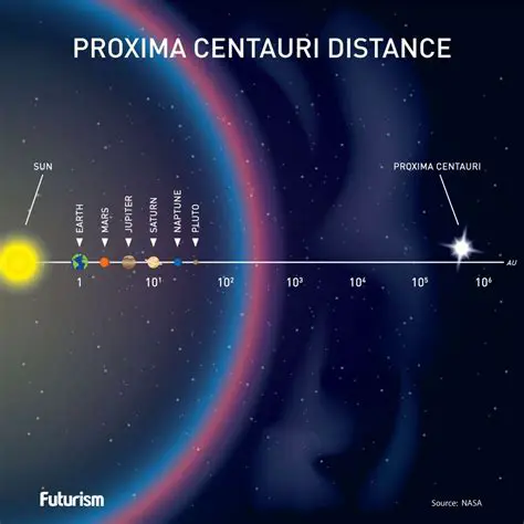 La Distance entre la Terre et Proxima Centauri
