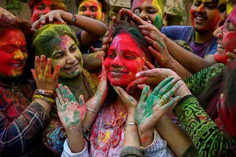 La fiesta de Holi se celebra en diferentes partes del mundo