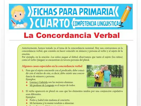 La importancia de la concordancia verbal