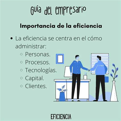 La Importancia de la Eficiencia