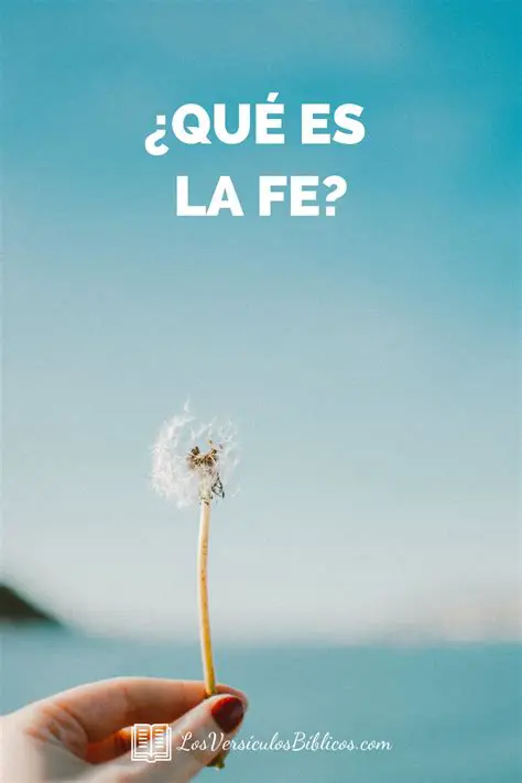 La importancia de la fe en Dios
