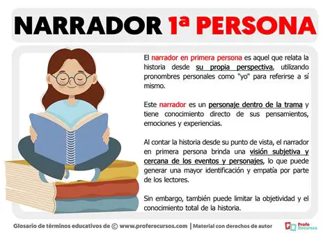 La importancia de la primera persona en la narrativa