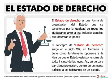 La importancia de un estado de derecho