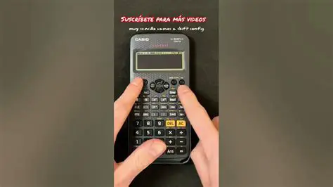 La pantalla de la calculadora