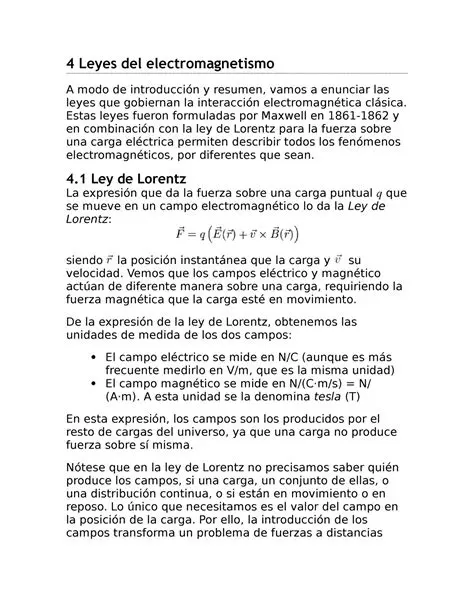 La primera ley del electromagnetismo