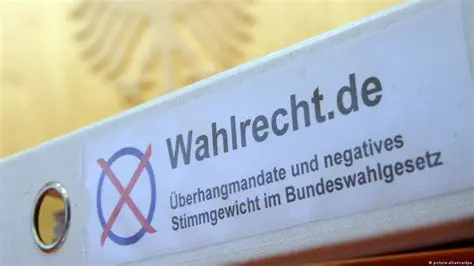 La Reforma electoral en Alemania