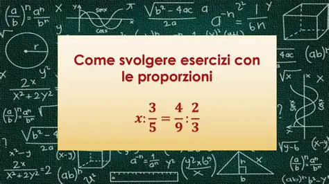 La Soluzione della Proporzione