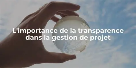 La transparence est absente