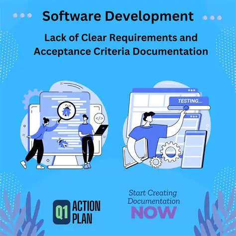 Lack of clear requirements