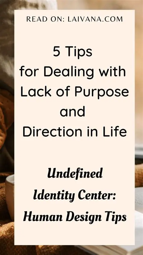 Lack of Direction and Purpose