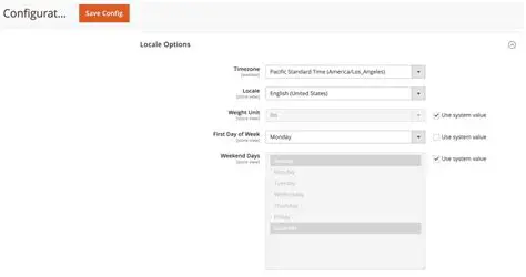 Lack of locale configuration