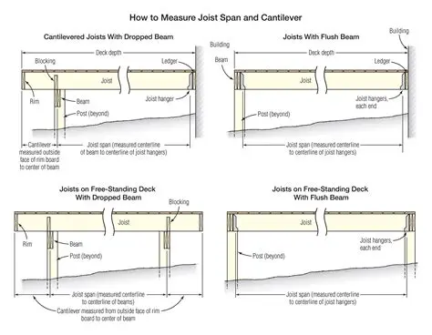 Layout of beams and joists