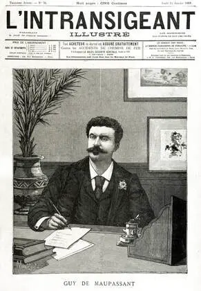 Le lieu de travail de Maupassant