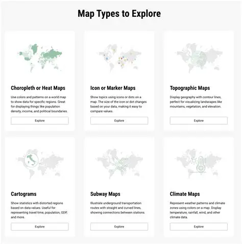 Learn about different types of maps