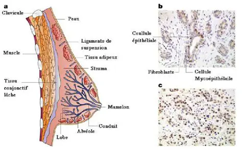 Les cellules de la glande mammaire