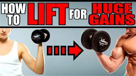 Lift the weights up towards your chest