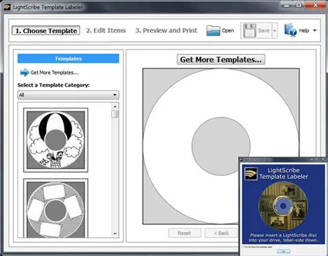 LightScribe Template Labeler