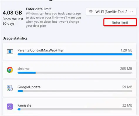 Limit the amount of data transferred