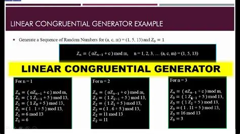 linear congruential generator
