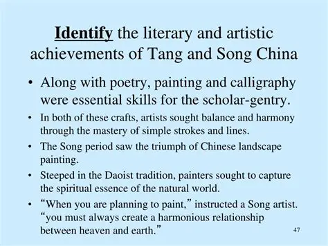 Literary and Artistic Achievements
