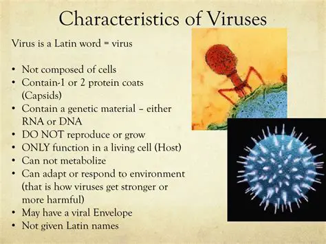 Living Characteristics of Viruses