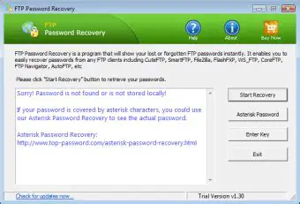 Load the FTP Password Recovery