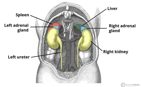 Location of the Adrenal Glands