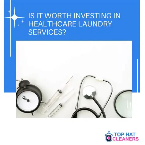 Look for a company with experience in healthcare laundry