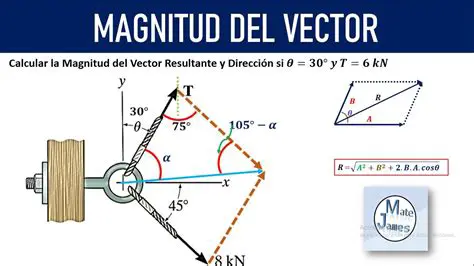 Magnitud del vector resultante