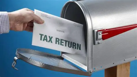 Mailing a paper tax return